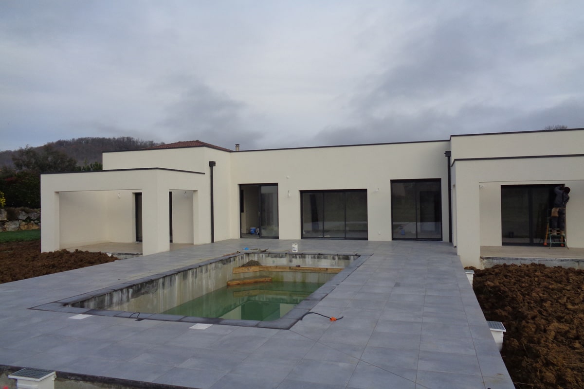 Travaux gros œuvre maçonnerie construction maison Ariège
