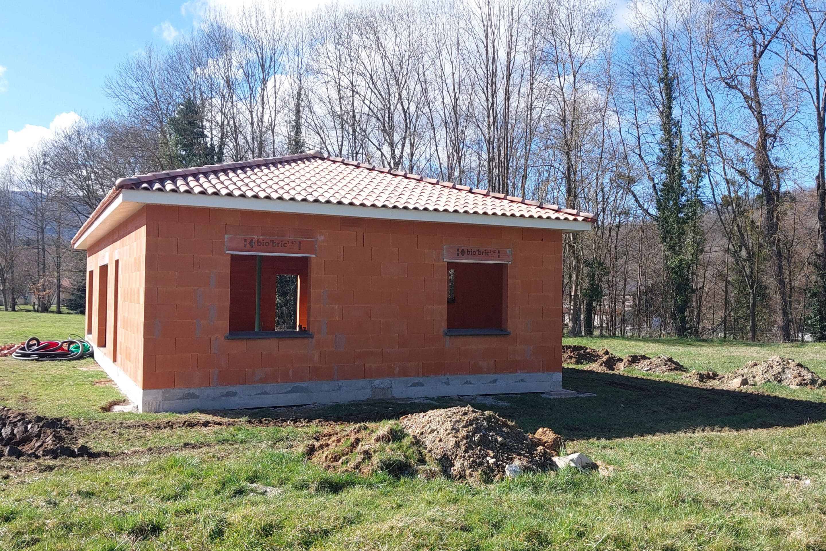 construction maison neuve brique Ariège